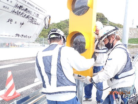 電気設備復旧工事(作業イメージ)