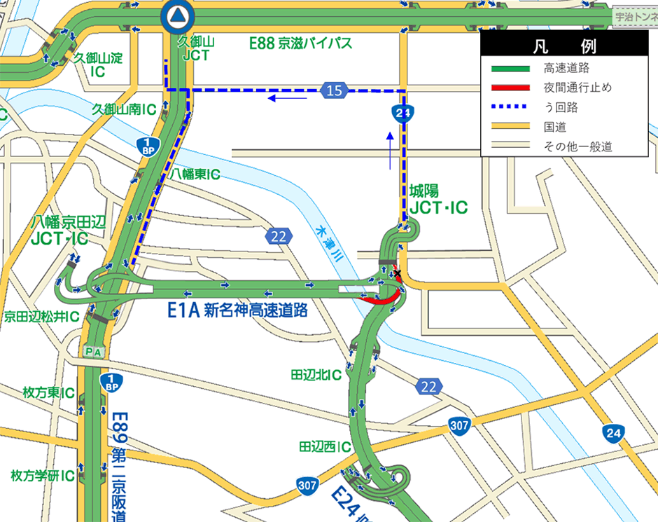 う回路案内
