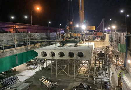 既設橋梁撤去