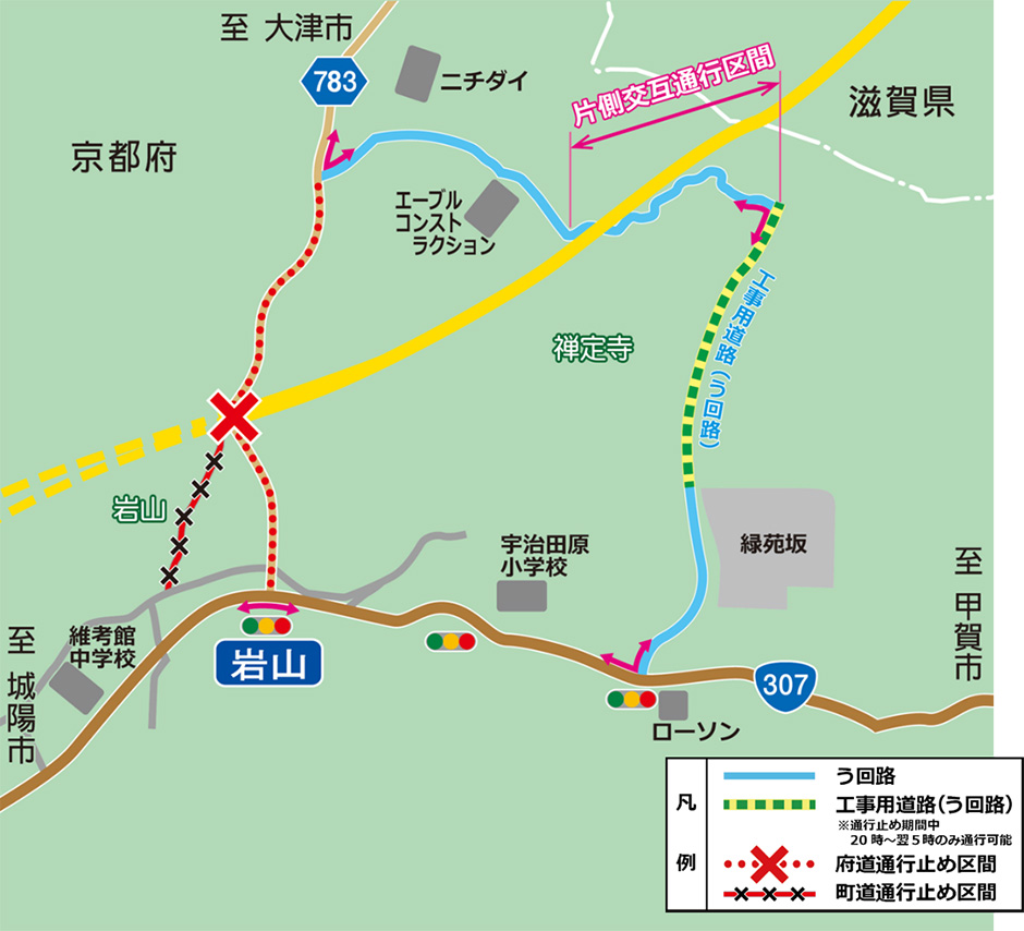 う回路案内