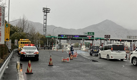 広島IC料金所入口