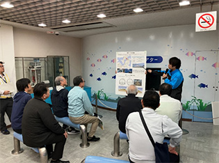 マスコミ向け現場公開の様子