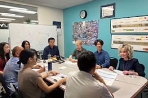 NWU社での短期研修（2～3週間）の風景