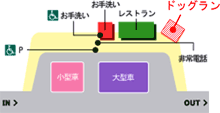 ドッグラン位置図