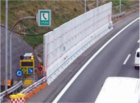 4車線化工事（仮設防護柵設置工事）