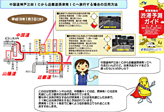 中国道神戸三田ICから近畿道摂津南ICへ旅行する場合の活用方法