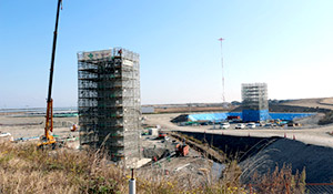 E55四国横断自動車道　徳島ジャンクション工事