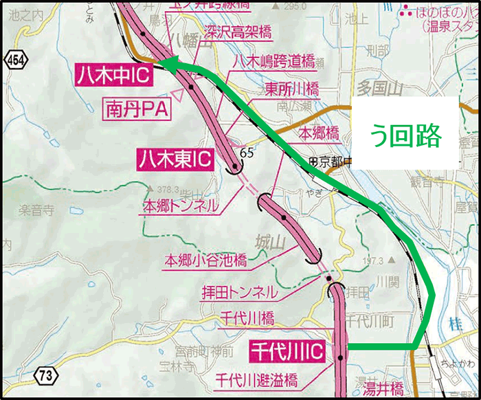 う回路案内