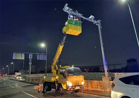 道路付属物点検（作業イメージ）