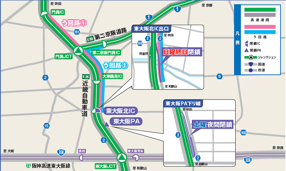 う回路案内