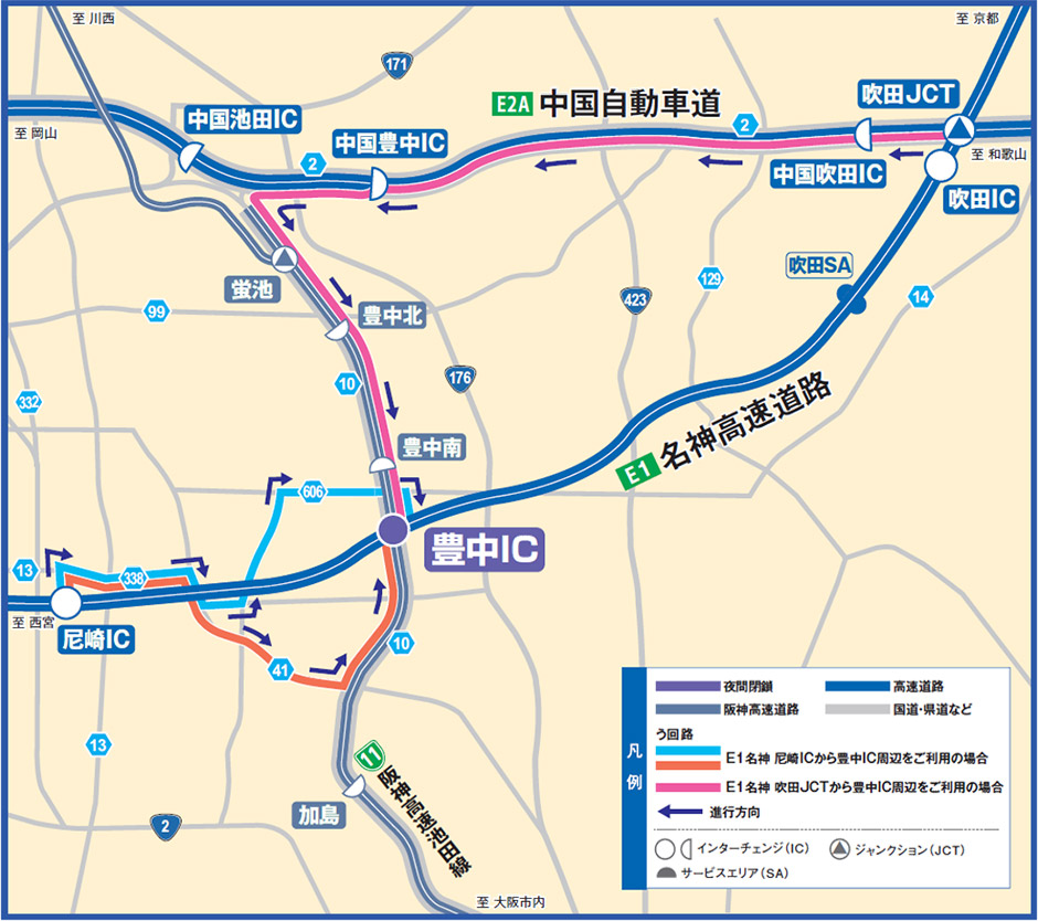 う回路案内