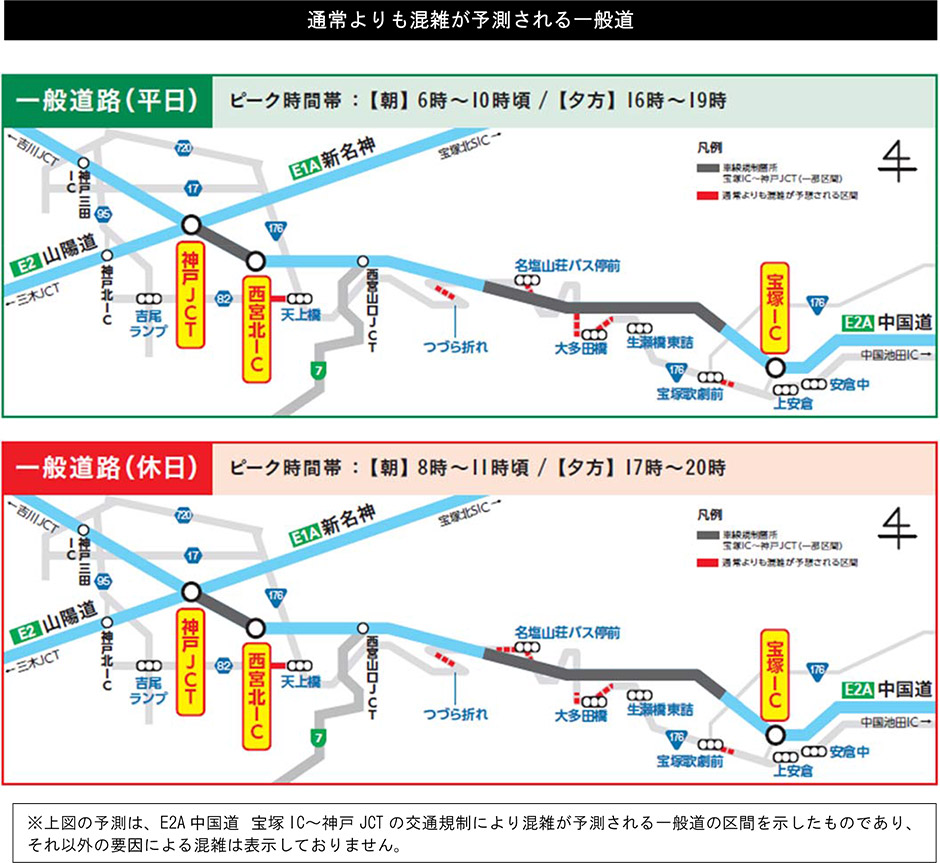迂回ルート図