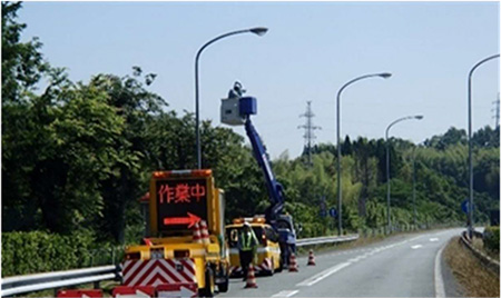 道路照明構造物点検