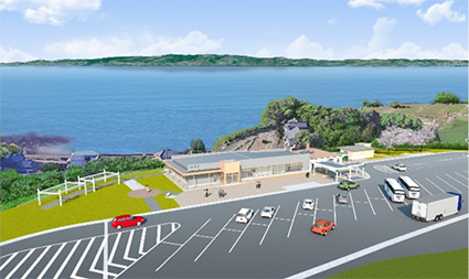 E34長崎自動車道　大村湾PA（上り線）の改良工事の概要