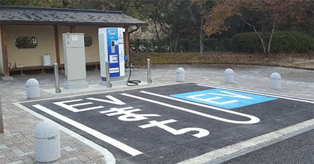 急速充電設備［1口タイプ］　整備イメージ