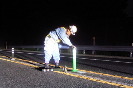 道路付属物点検の写真