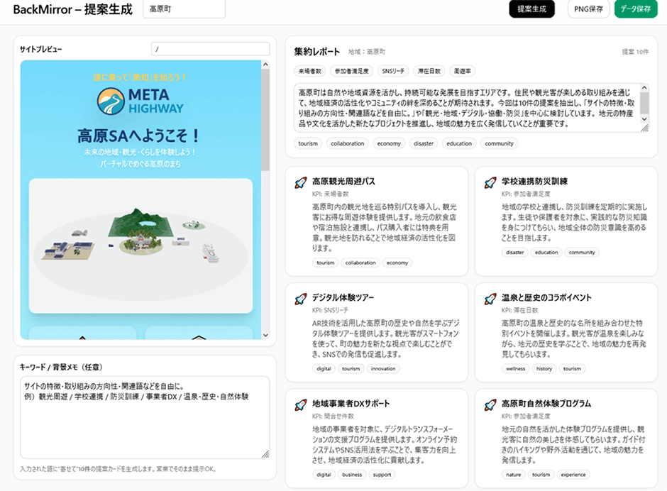 管理画面側