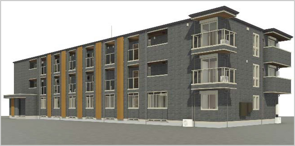 新たにファミリー層向けの賃貸マンション