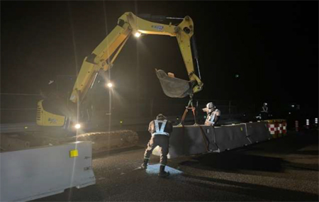 仮設防護柵設置工事