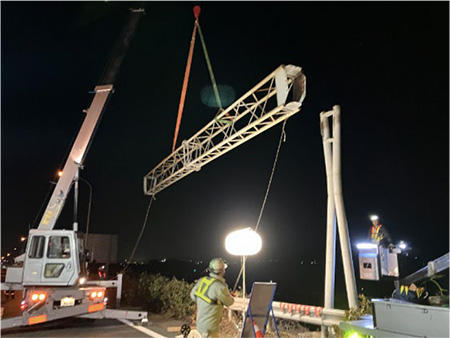 門型支柱撤去のイメージ