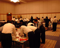 1999年日本都市センターでの訓練風景