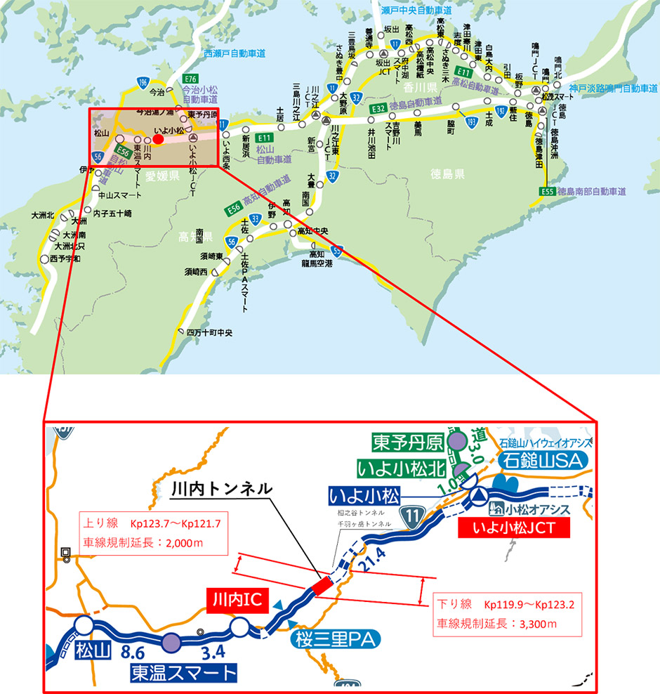 夜間通行止め区間