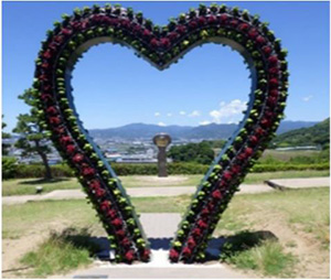 ハート型トピアリー