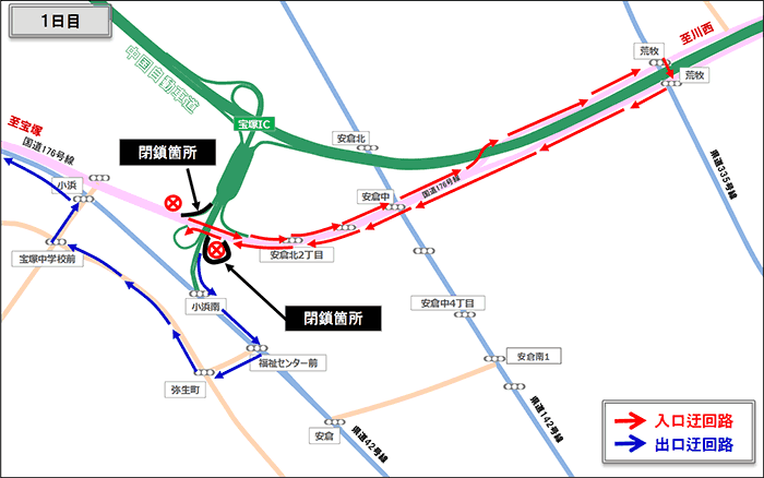 迂回路 1日目
