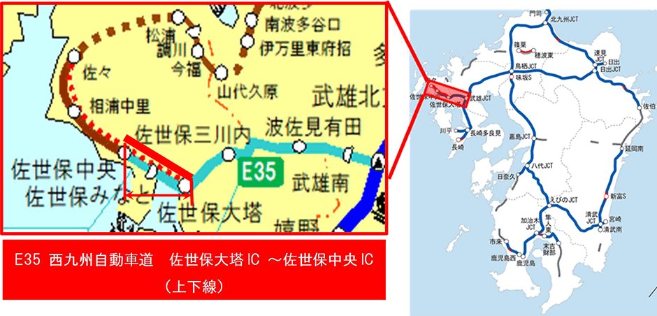 位置図及び工事施工箇所
