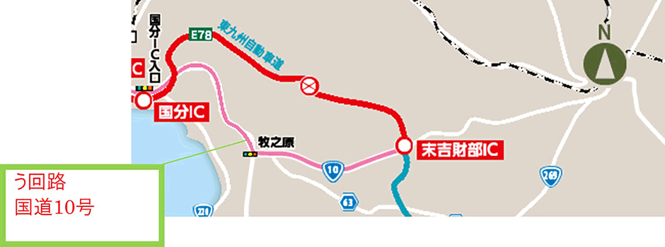 う回路案内