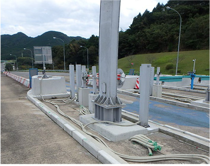 ETCレーン工事例