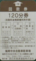 旧回数券類